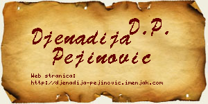 Đenadija Pejinović vizit kartica
